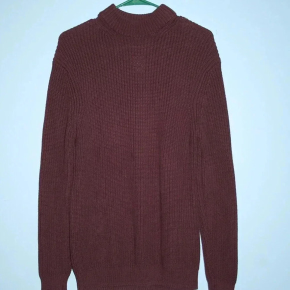 Zara Wine Colored Sized Medium Sweater - Picture 2 of 11